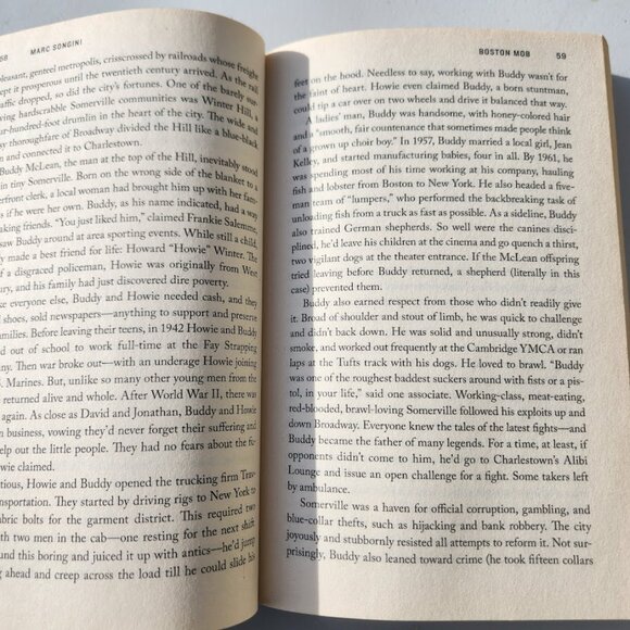 Boston Mob Paperback Book By Marc Songini American History Mob Joseph Barboza - Picture 5 of 14